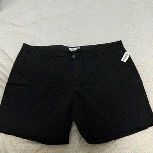 Old Navy Chino Black Shorts Size 20